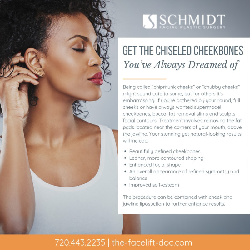 say goodbye to chimunk cheeks with buccal fat removal