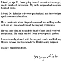 Testimonial thumbnail screenshot for Mary